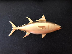 gold wooden tuna