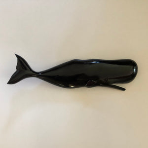 black painted whale
